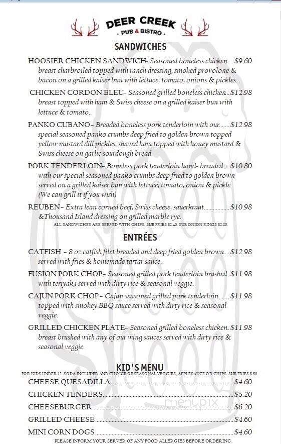 Deer Creek Pub & Bistro - Noblesville, IN