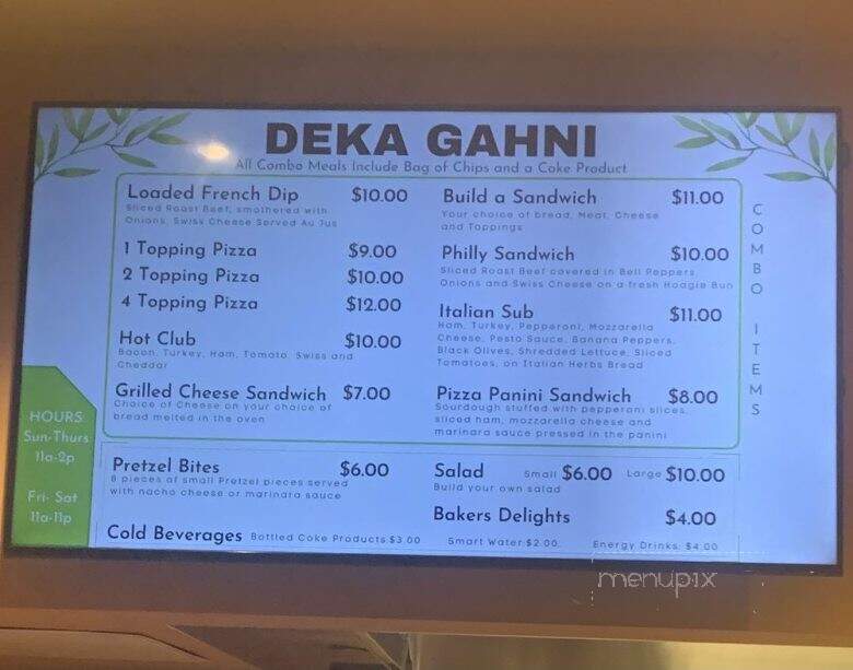 Deka Gahni Deli - Fort Hall, ID menu_pic