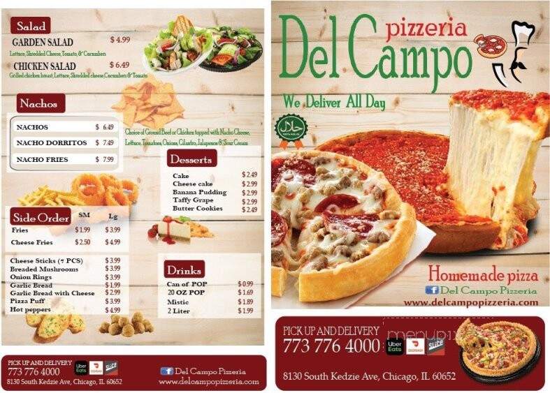 Nene's Pizza Oven - Chicago, IL menu_pic