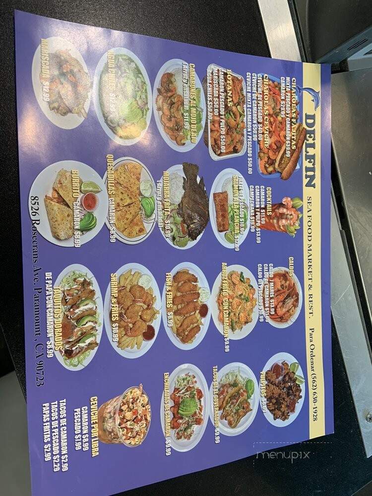 Delfin Seafood Market & Restaurant - Paramount, CA menu_pic