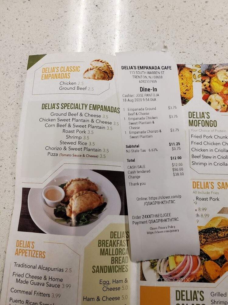 Delia's Empanada Cafe - Trenton, NJ