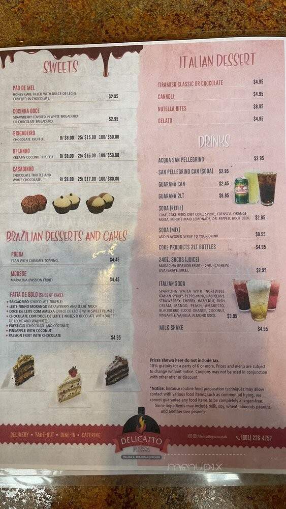 Delicatto Pizza - Orem, UT menu_pic
