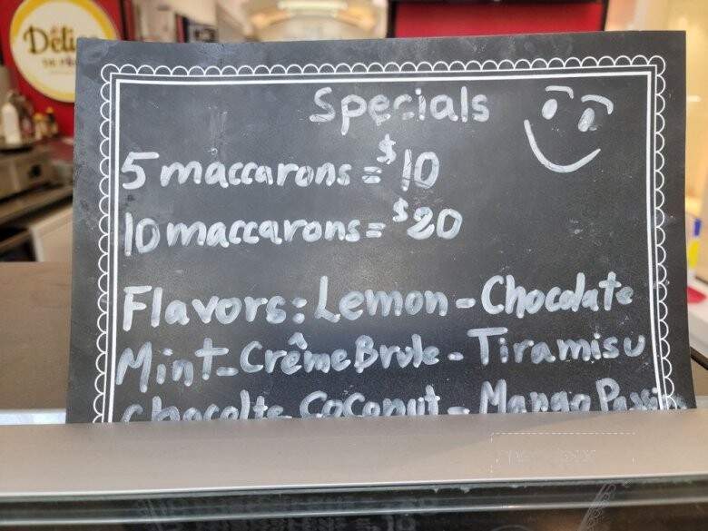 Delice de Paris - Lynnwood, WA menu_pic