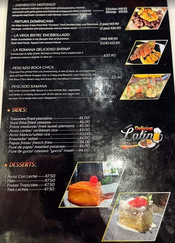 Delicias Latin Food and Bar - Pensacola, FL menu_pic