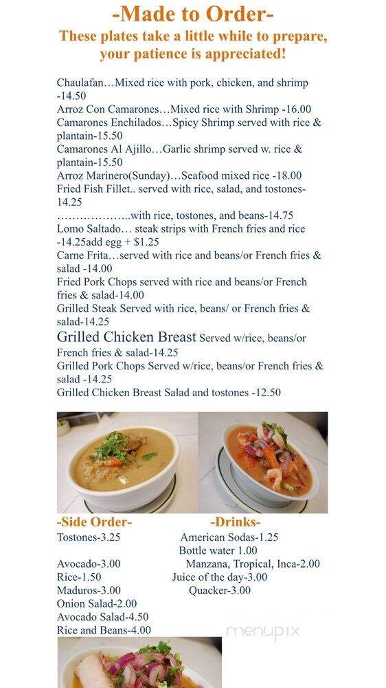 Delicias Manabitas Corp - Long Island City, NY menu_pic