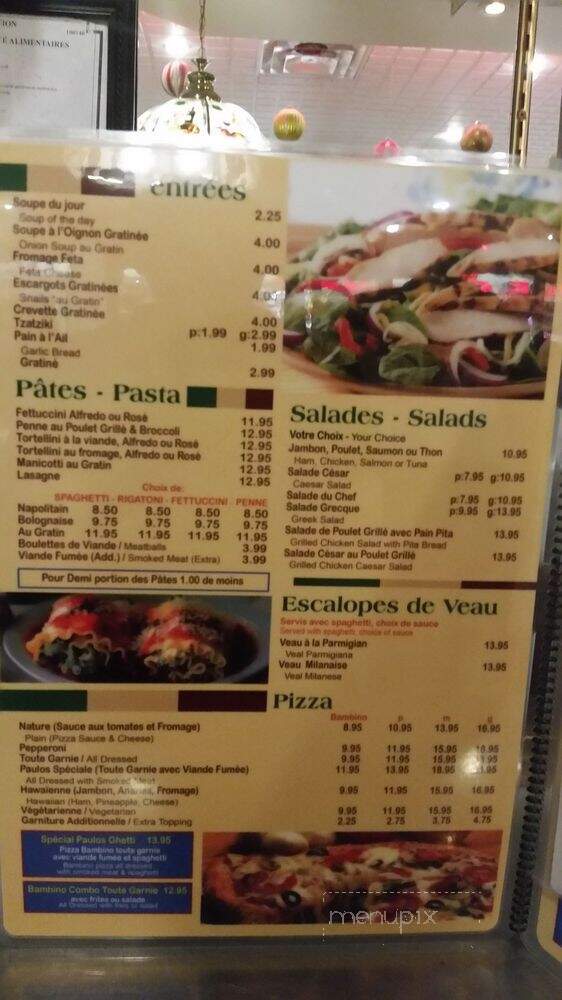 Deli Paulos - Montreal, QC menu_pic