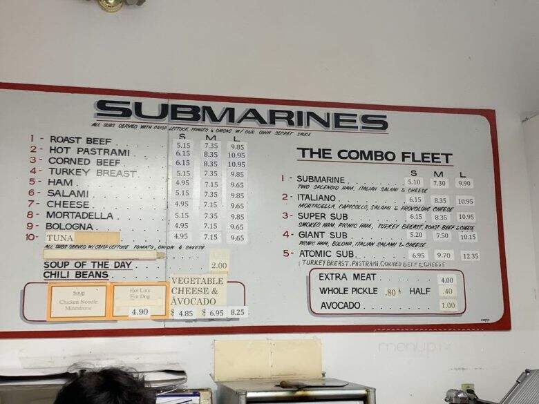 Deli World - San Francisco, CA menu_pic