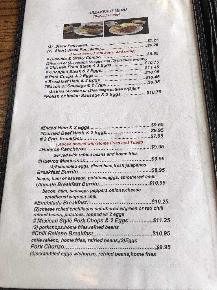 Deno's I-76 - Keenesburg, CO menu_pic
