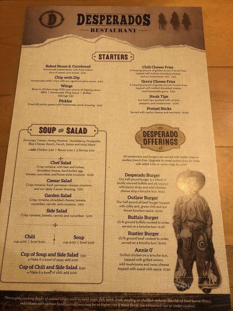 Desperados Cowboy Cuisine - Alpena, SD