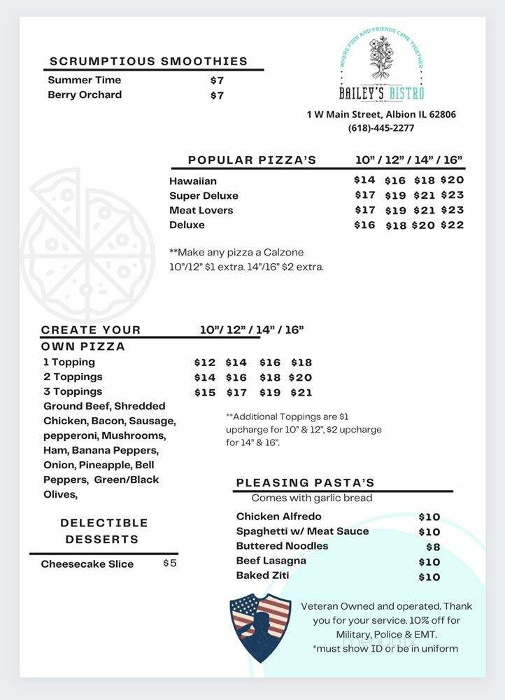Di Maggio's Pizza - Albion, IL menu_pic
