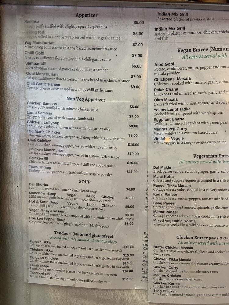 Dinesh Curry House & Deli - Wallington, NJ menu_pic