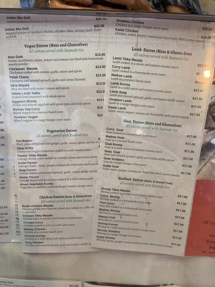 Dinesh Curry House & Deli - Wallington, NJ menu_pic