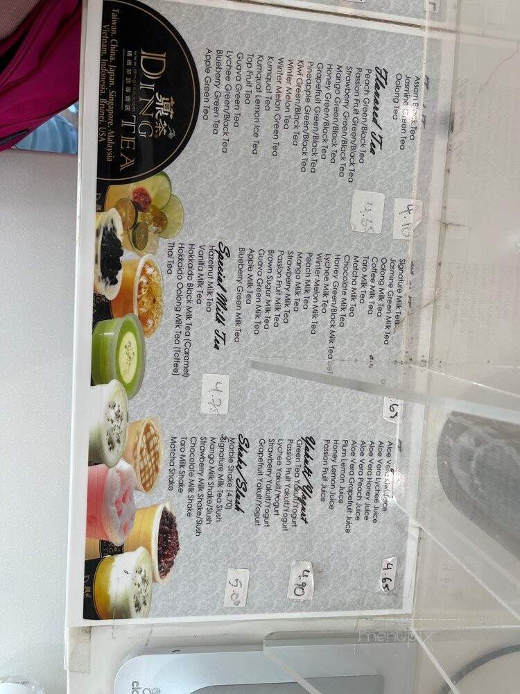 Ding Tea Arcadia - Arcadia, CA menu_pic