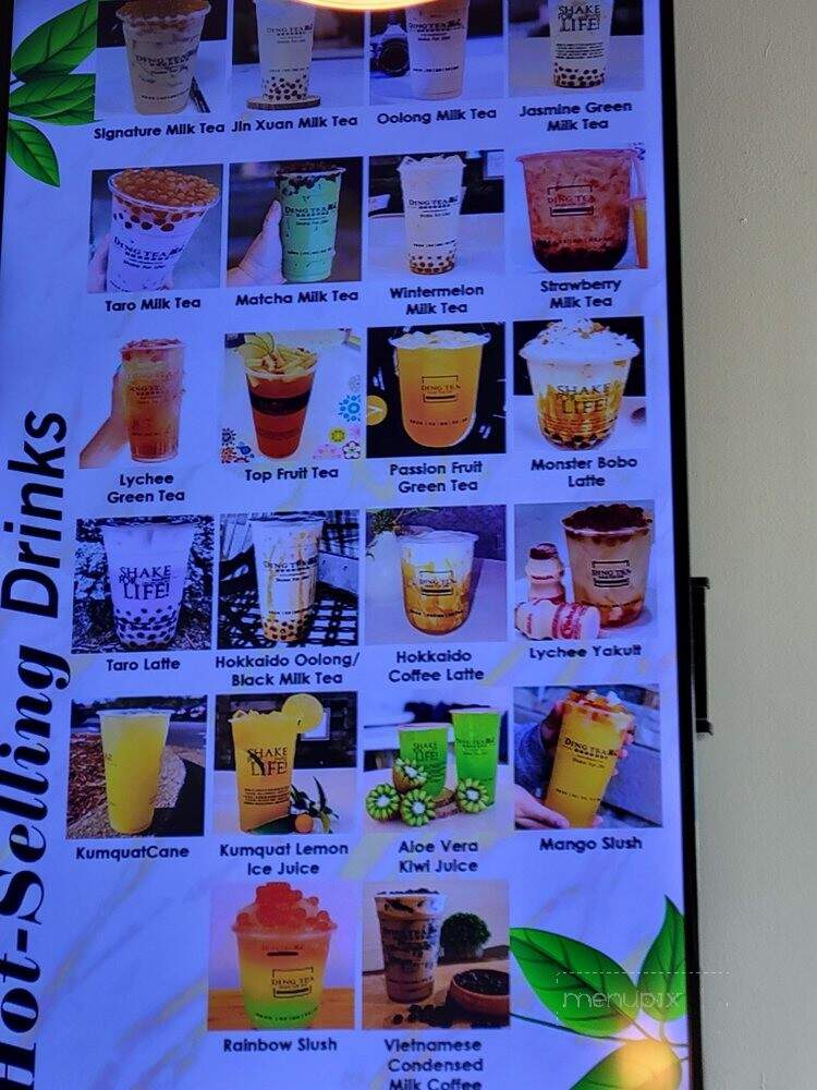 Ding Tea Athens - Athens, GA menu_pic