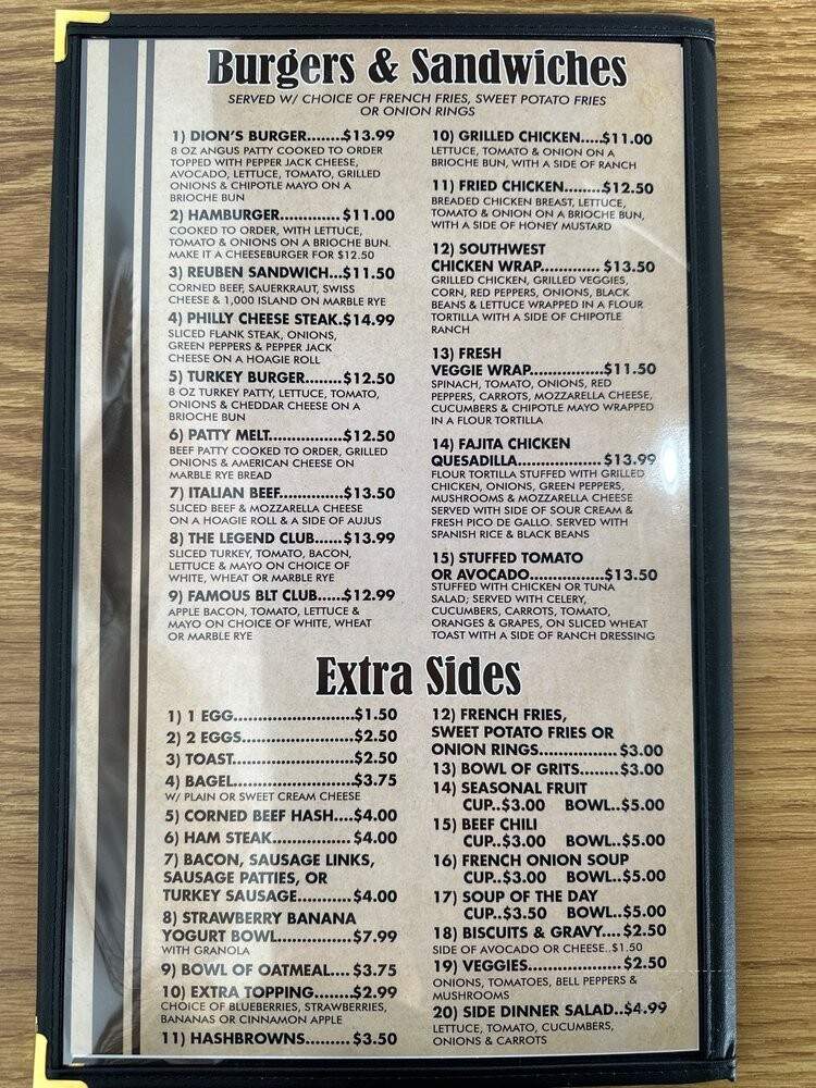 Dion's Breakfast Cafe - Glenwood, IL