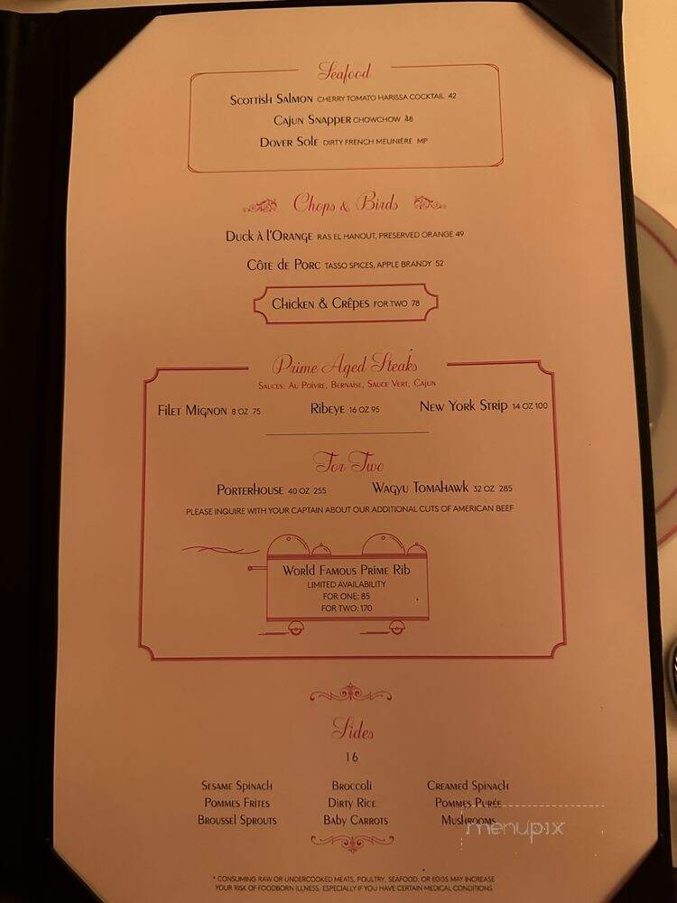 Dirty French Steakhouse - Miami, FL menu_pic