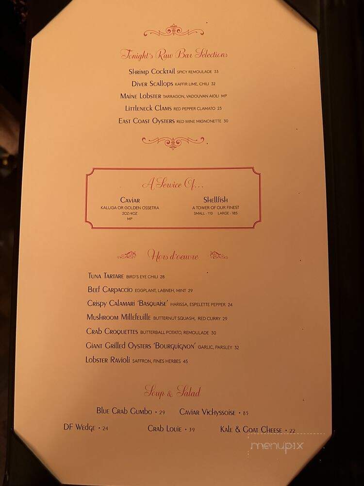 Dirty French Steakhouse - Miami, FL menu_pic