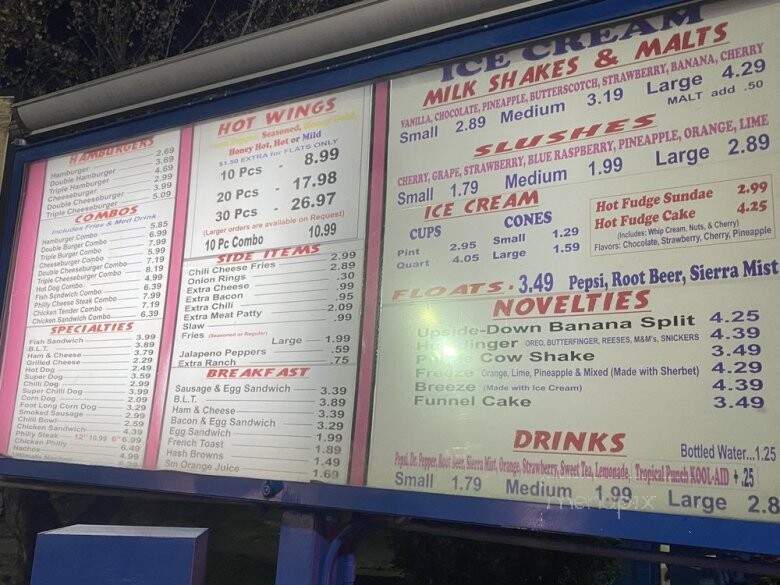 Dixie Queen - Memphis, TN menu_pic