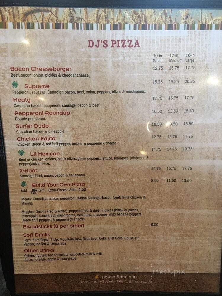 D J's Pizza - Fairfield, MT