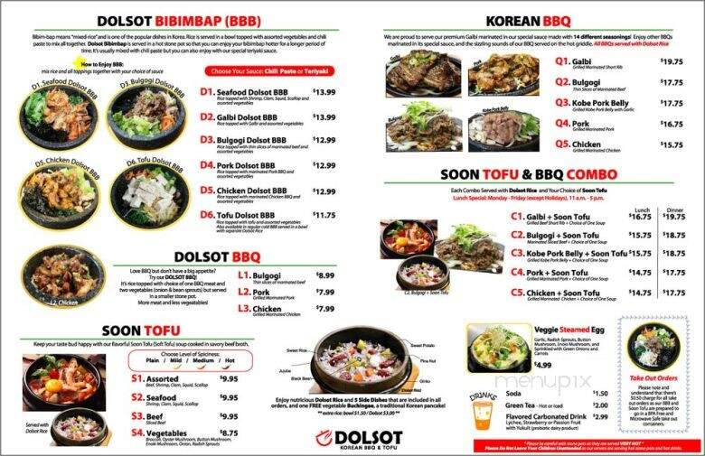 Dolsot - West Covina, CA menu_pic