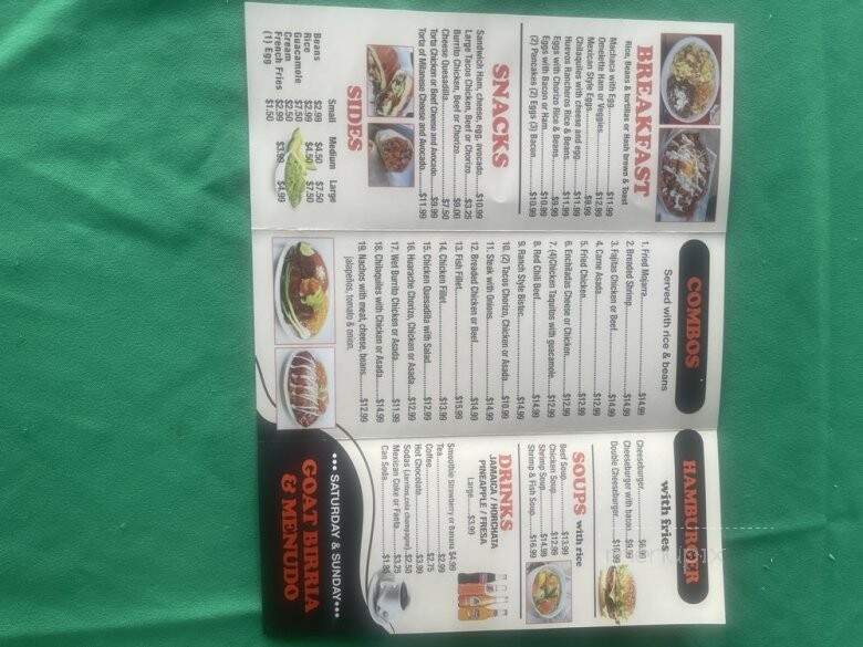 Dona Felix Restaurant - Los Angeles, CA menu_pic