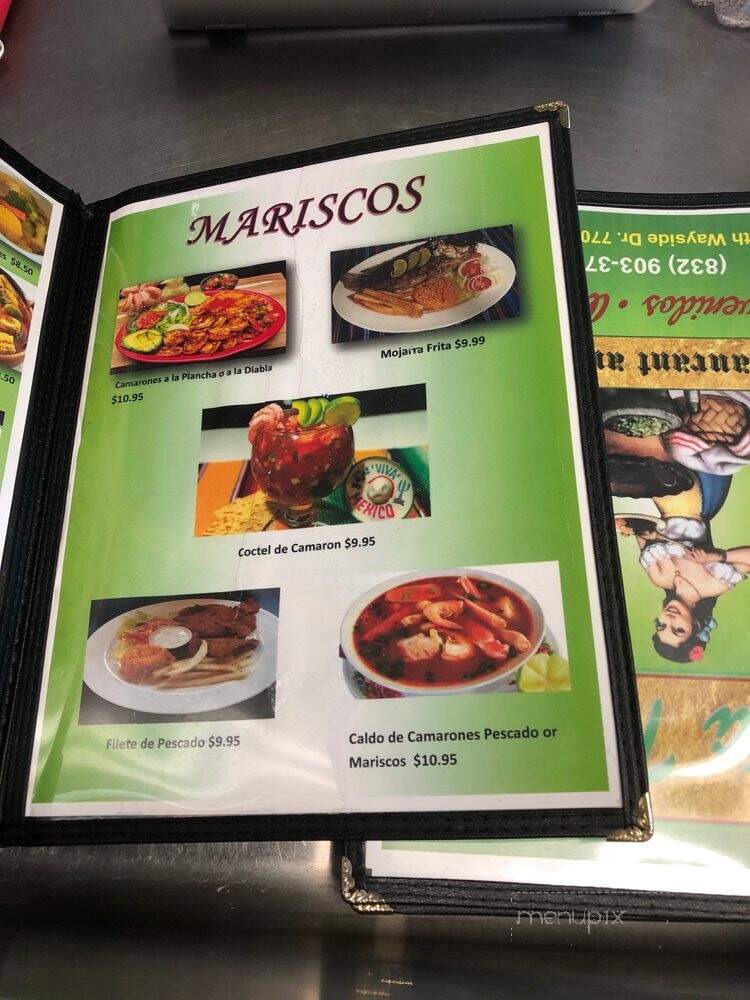Dona Tula's Restaurant and Grill - Houston, TX menu_pic