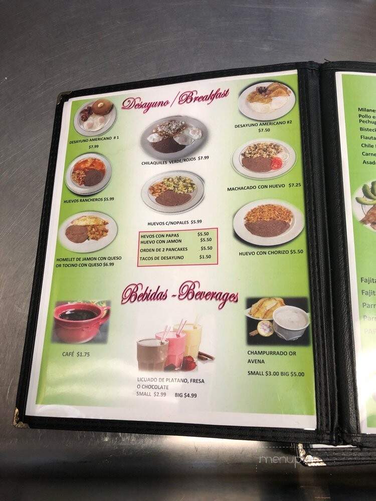 Dona Tula's Restaurant and Grill - Houston, TX menu_pic