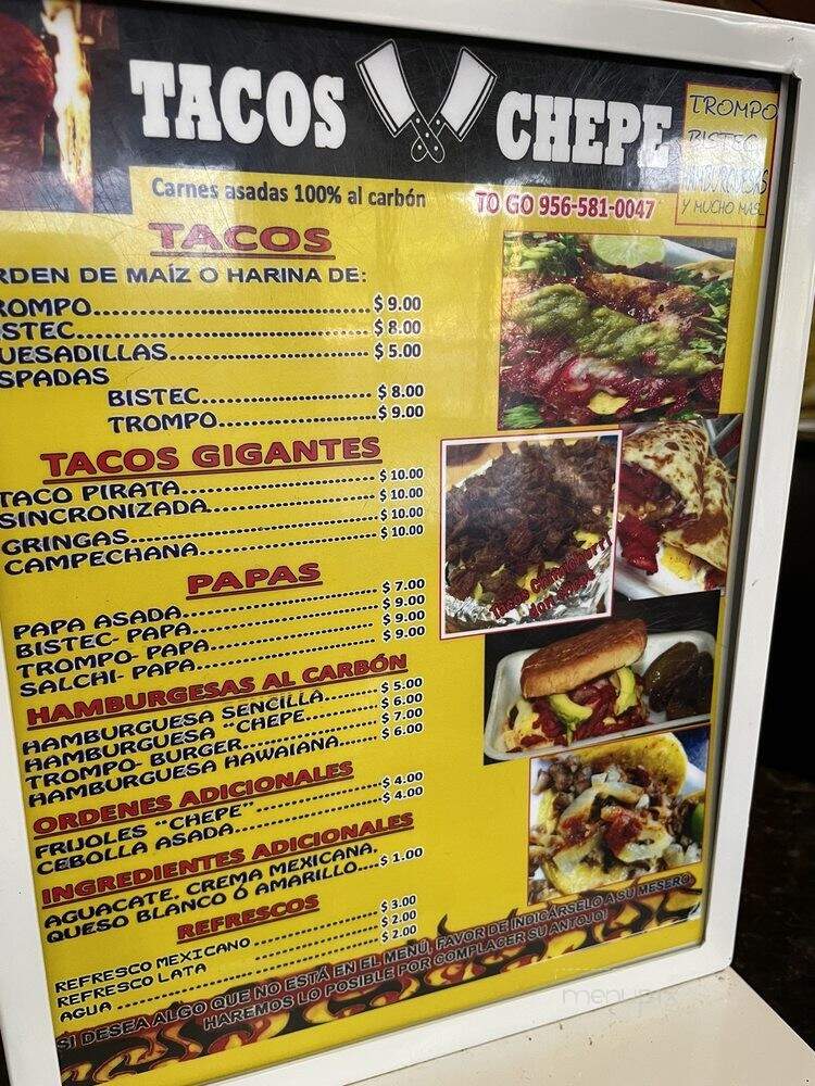 Don Chepe - Mission, TX menu_pic