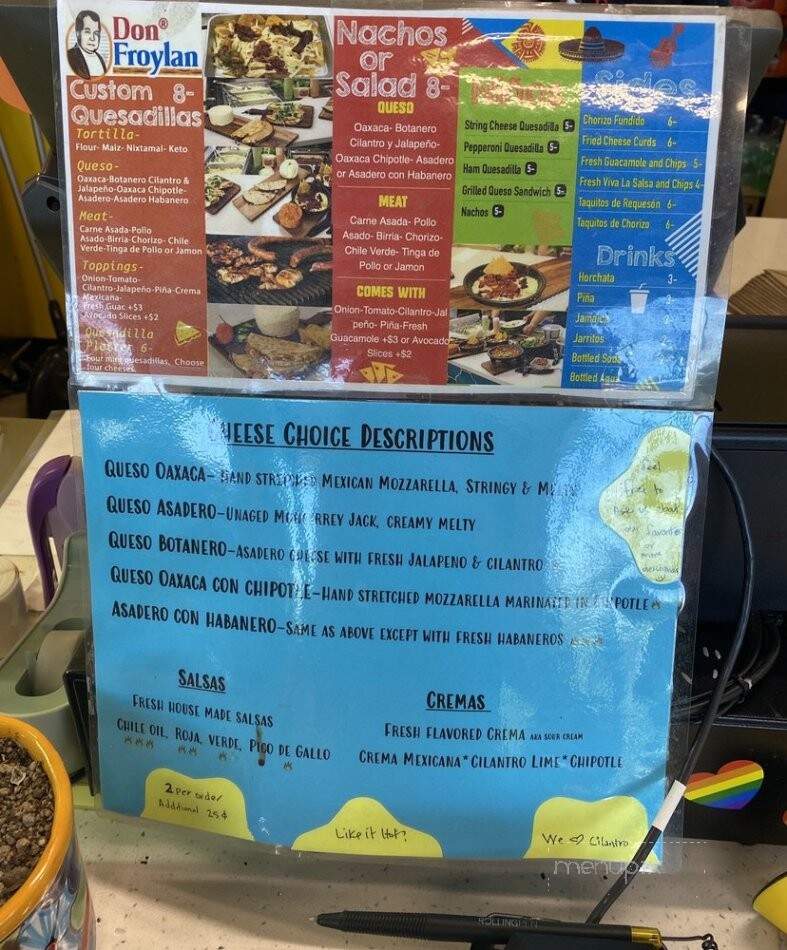 Don Froylan Creamery - Salem, OR menu_pic