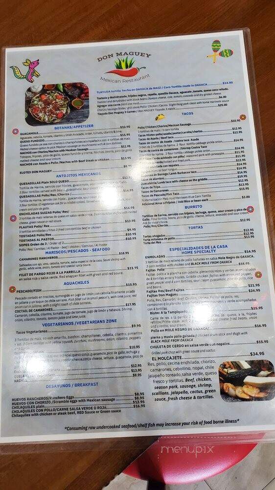 Don Maguey Mexican Restaurant - Miami, FL menu_pic