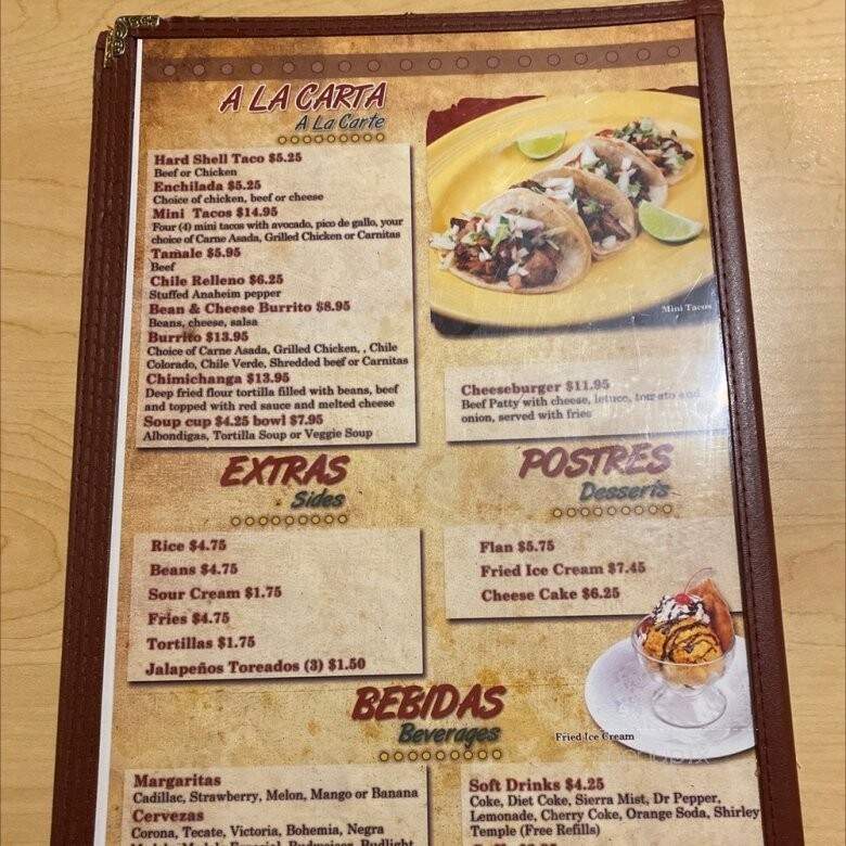 Don Sebastian's Authentic Mexican Food - Quartz Hill, CA menu_pic
