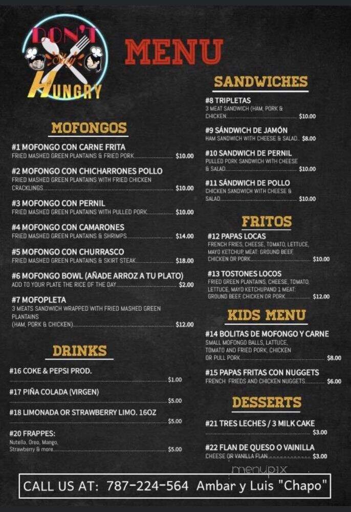 Don't Stay Hungry - Daleville, AL menu_pic