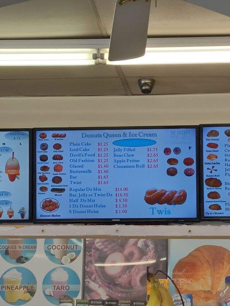 Donut Queen & Ice Cream - Long Beach, CA menu_pic