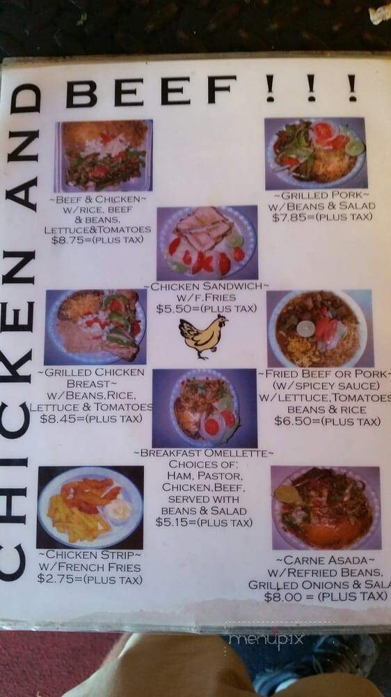 Dos Amigos Taqueriera - Fort Worth, TX menu_pic