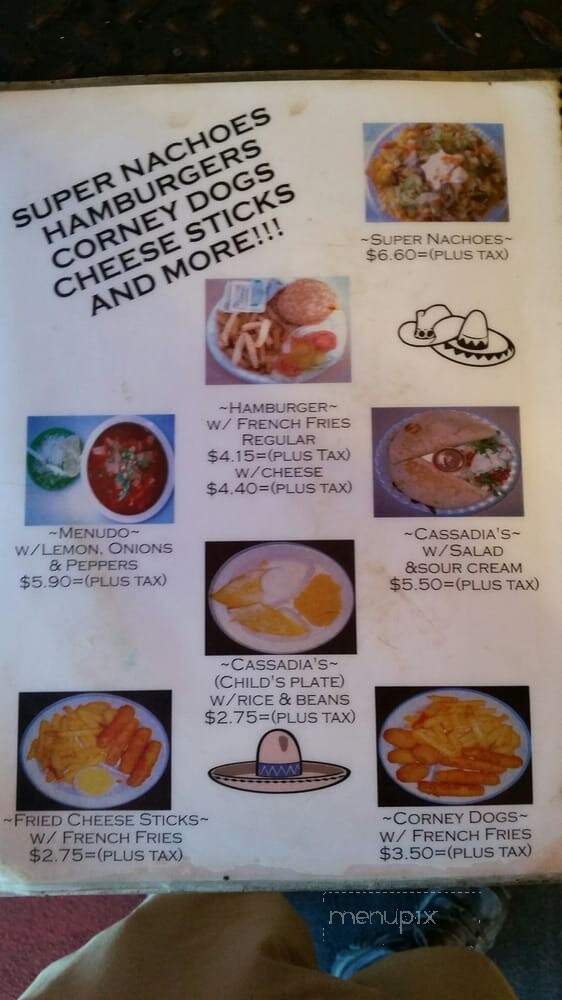 Dos Amigos Taqueriera - Fort Worth, TX menu_pic