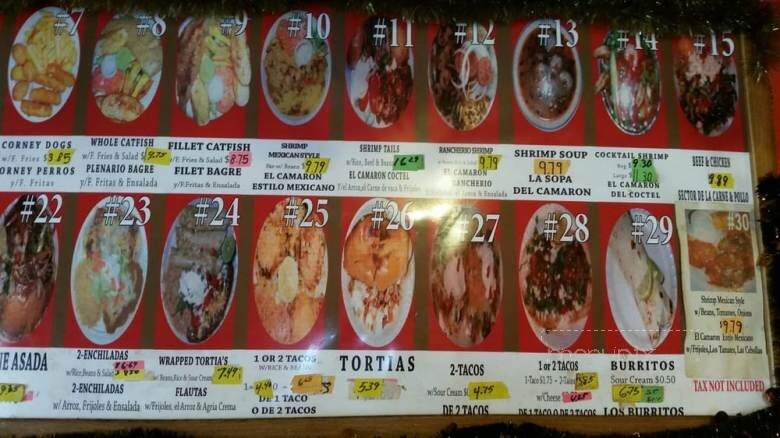 Dos Amigos Taqueriera - Fort Worth, TX menu_pic
