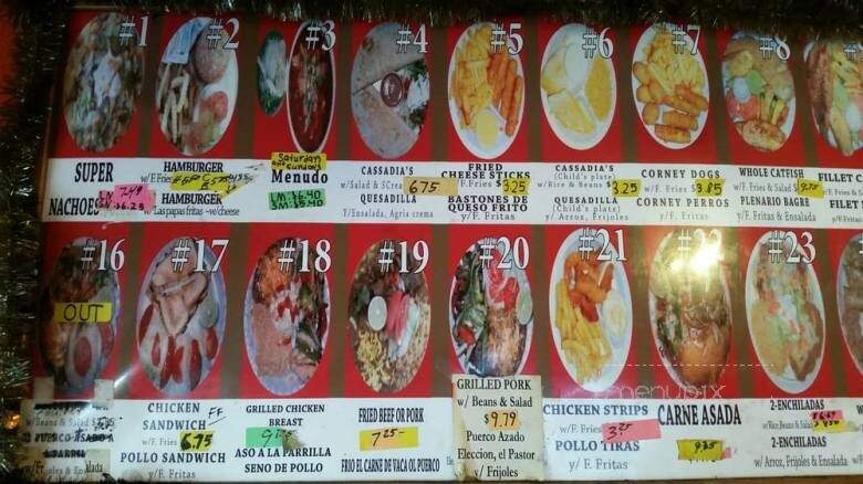Dos Amigos Taqueriera - Fort Worth, TX menu_pic