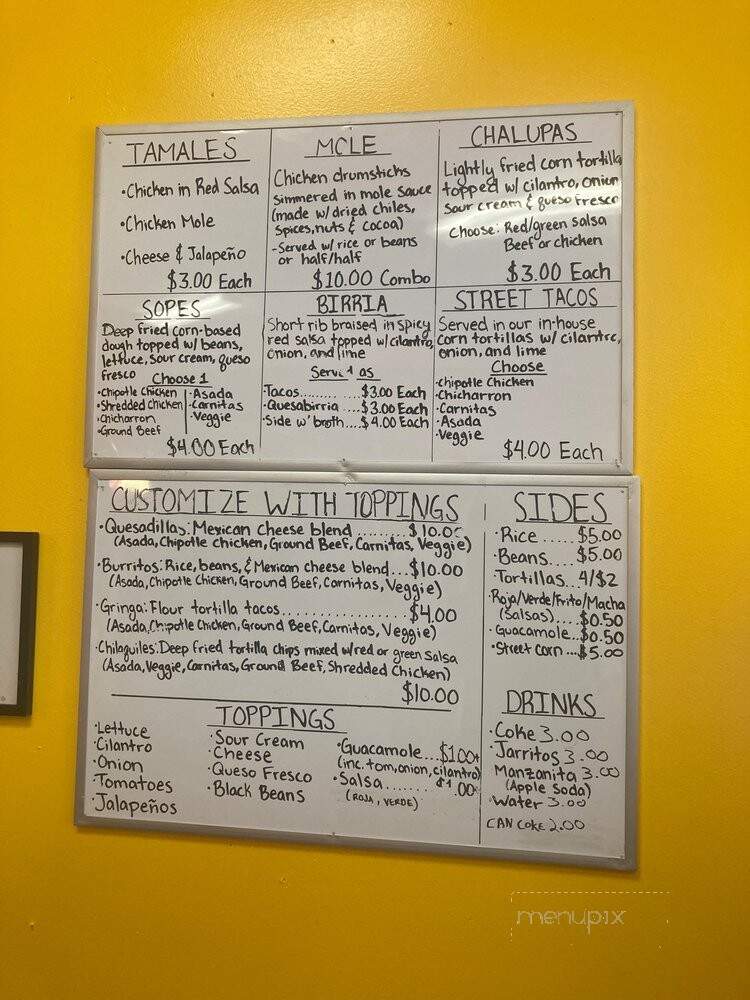 Dos Eses Delicous Tamales - Rutland, VT menu_pic