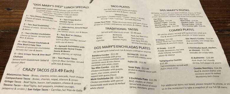 Dos Mary's - Round Rock, TX