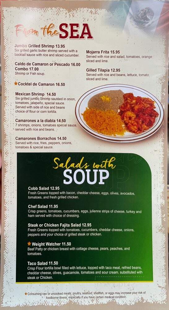 Dos Patrias - Westminster, CO menu_pic