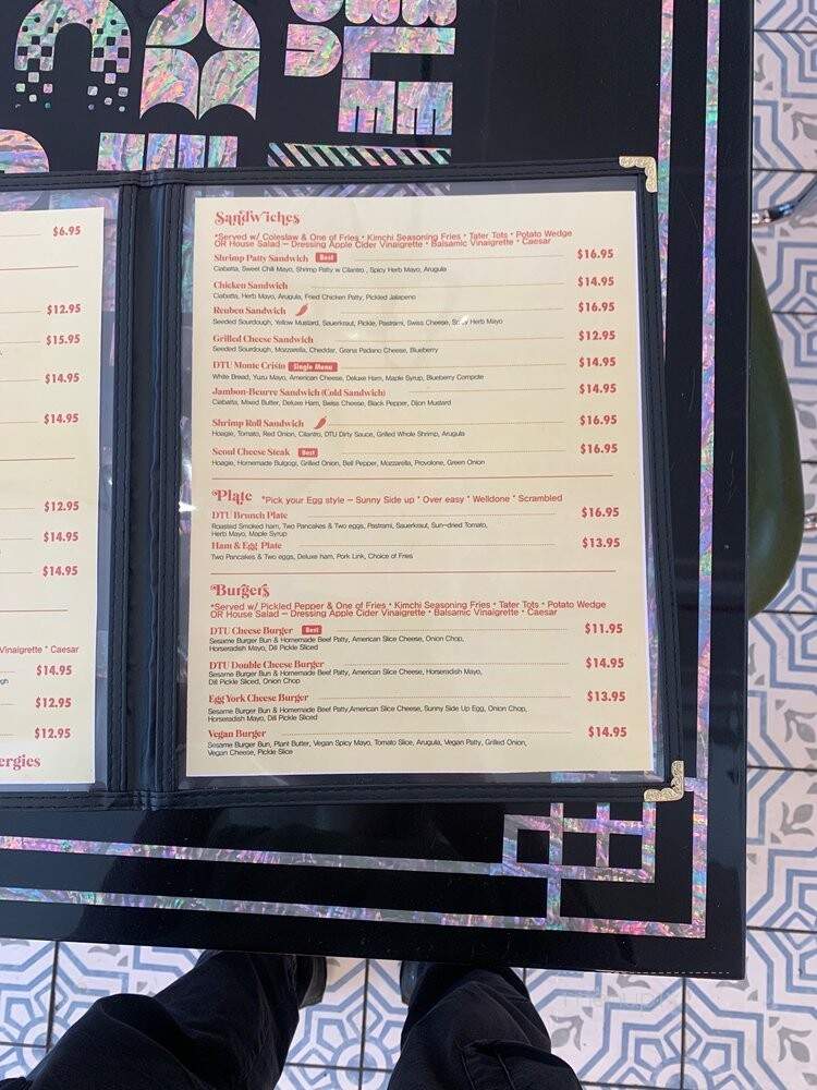 Double Trouble Union - Los Angeles, CA menu_pic