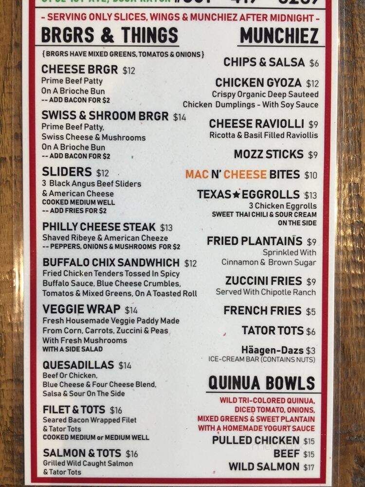 Downtown Grille - Boca Raton, FL menu_pic
