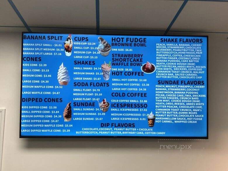 Dreamette Plus Java - Orange Park, FL menu_pic