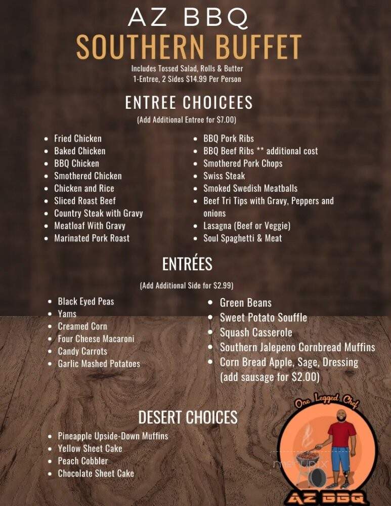 DRE'S Seafood and BBQ - Tucson, AZ menu_pic