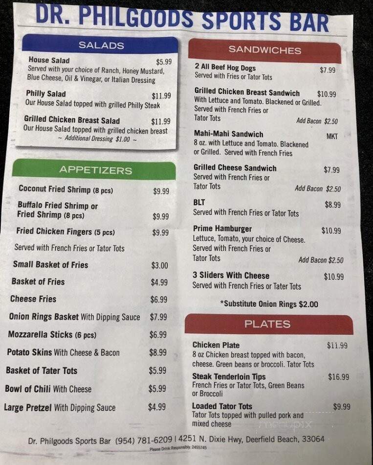 Dr Philgoods - Pompano Beach, FL menu_pic