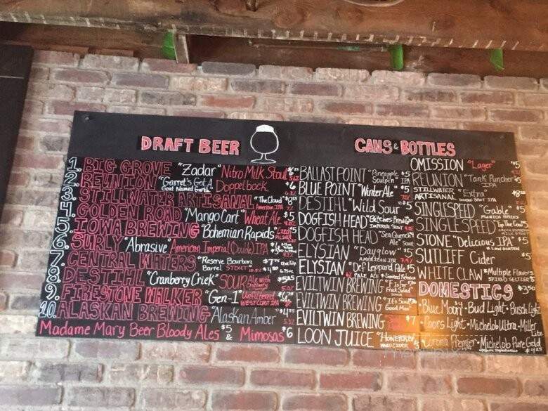 Dry Creek Brew - Robins, IA menu_pic