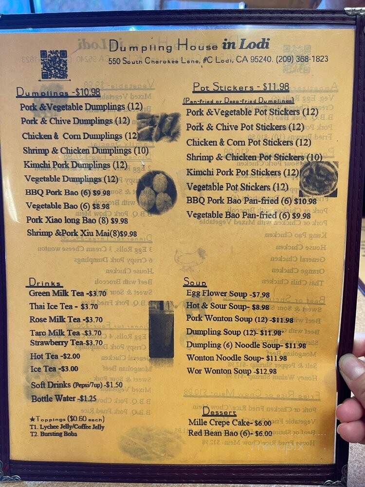 Dumpling House In Lodi - Lodi, CA menu_pic