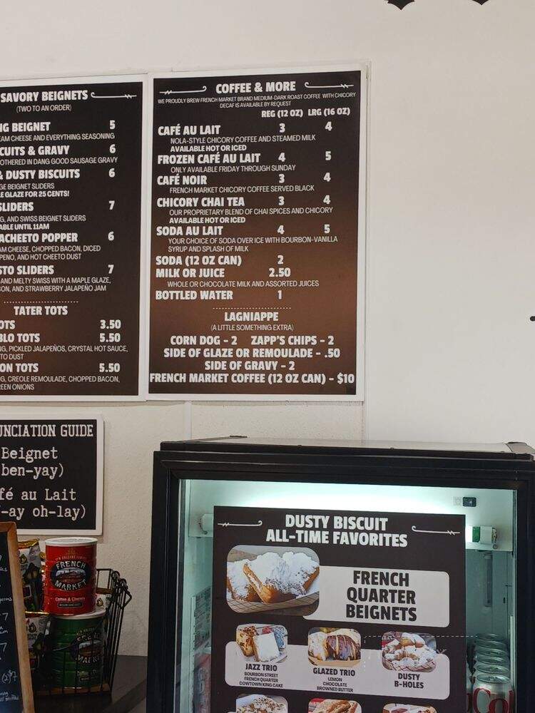 Dusty Biscuit Beignets - Fort Worth, TX menu_pic