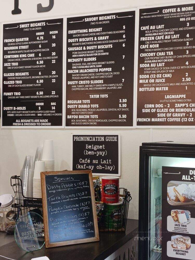 Dusty Biscuit Beignets - Fort Worth, TX menu_pic