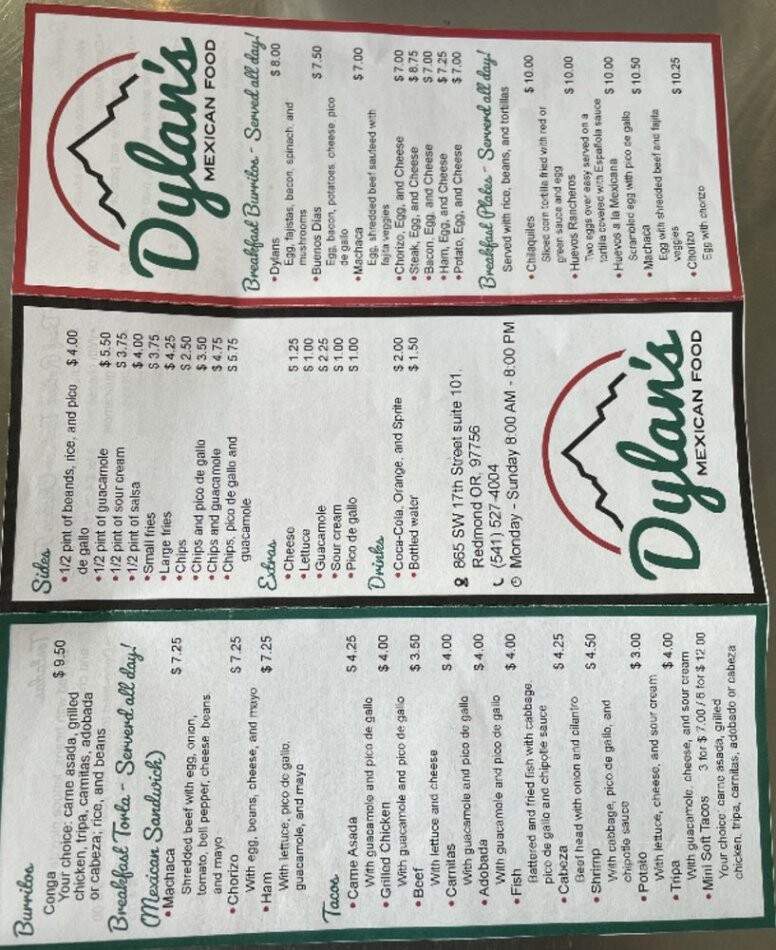 Dylans Mexican Food - Redmond, OR